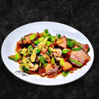 Best 蒜苗腊⾁ 🌶️Smoked Bacon with Garlic Sprout 🌶️ in Houston, TX